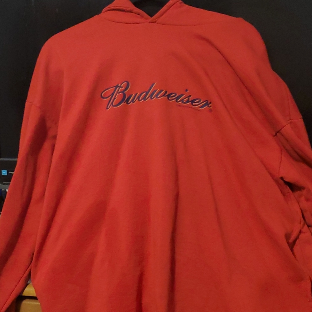 🔴Official Budweiser Red Hoodie